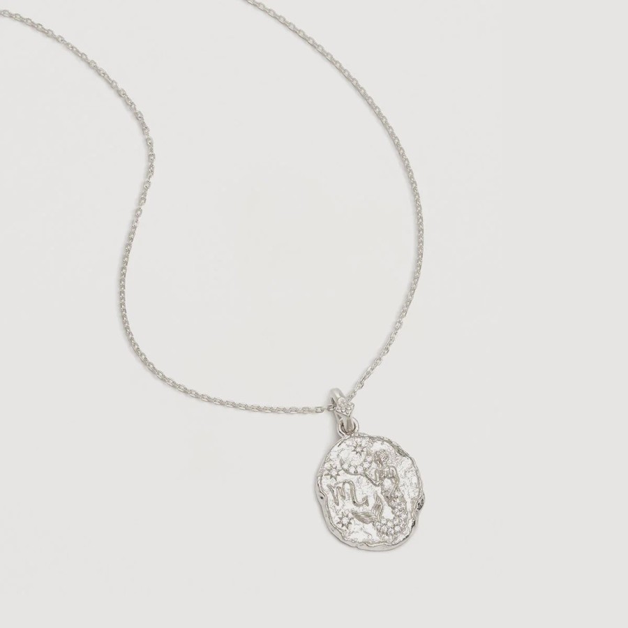 Women By Charlotte Jewellery | By Charlotte She Is Zodiac Necklace-Scorpio-Sterling Silver