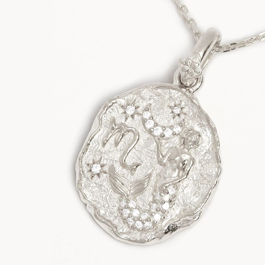 Women By Charlotte Jewellery | By Charlotte She Is Zodiac Necklace-Scorpio-Sterling Silver