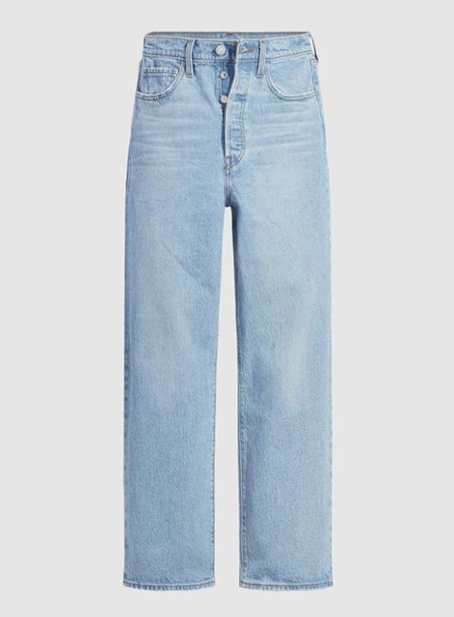 Women Levis Jeans | Ribcage Crop Bootcut Jeans-Jazz Away