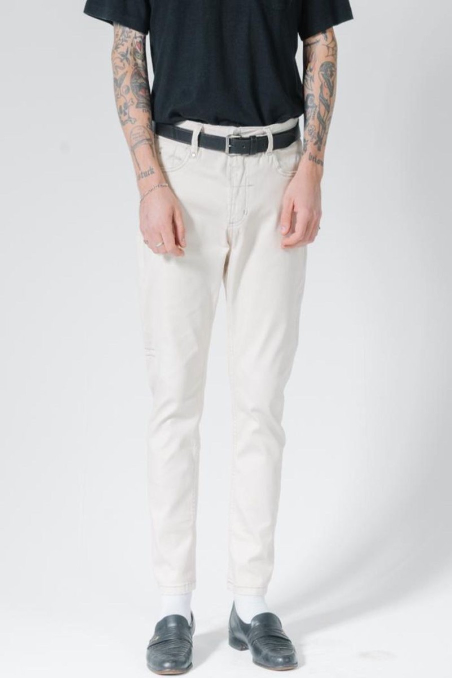 Men THRILLS Jeans | Buzzcut Denim Jean- Vintage Bone