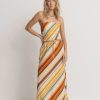 Women Rhythm Skirts | Rhythm Viva Stripe Maxi Skirt-Natural