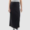 Women THRILLS Skirts | Thrills Hemp Wrap Skirt- Black