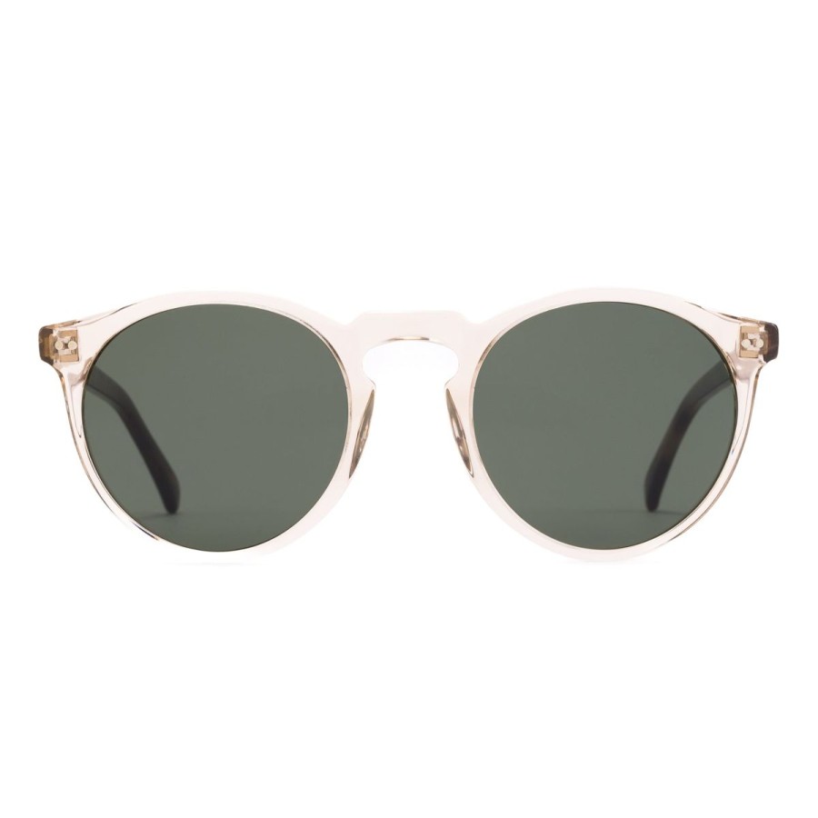 Women Otis Sunglasses | Otis Omar Sunglasses-Eco Crystal Pebble/Havana Zinnia/L.I.T Polarised Grey