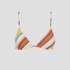 Women Rhythm Swimwear | Rhythm Viva Stripe Slide Tri Top-Natural