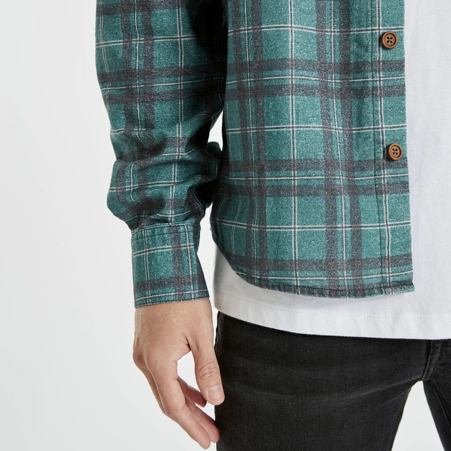 Men Kiss Chacey Shirts | Trusted Casual L/S Shirt-Silver Pine Check