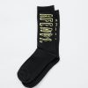 Women Afends Socks | Rip In Recycled Crew Sock- Charcoal