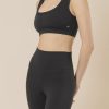 Women Nude Lucy Activewear | Nude Active Crop Top- Black