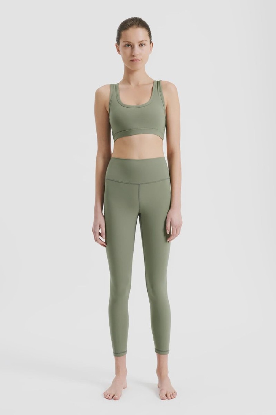 Women Nude Lucy Activewear | Nude Active 7/8 Tights- Willow