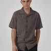 Men THRILLS Shirts | Paradise Code Bowling Shirt-Black