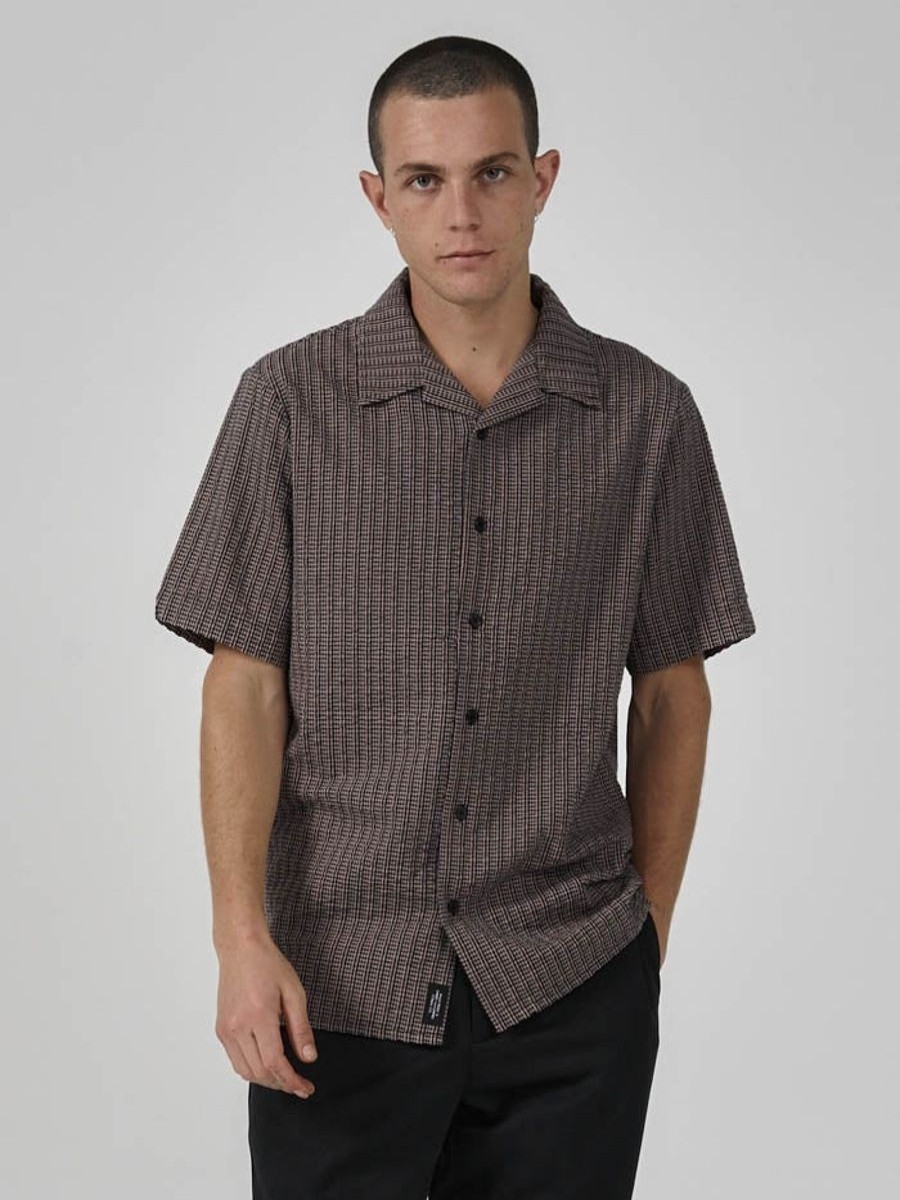 Men THRILLS Shirts | Paradise Code Bowling Shirt-Black