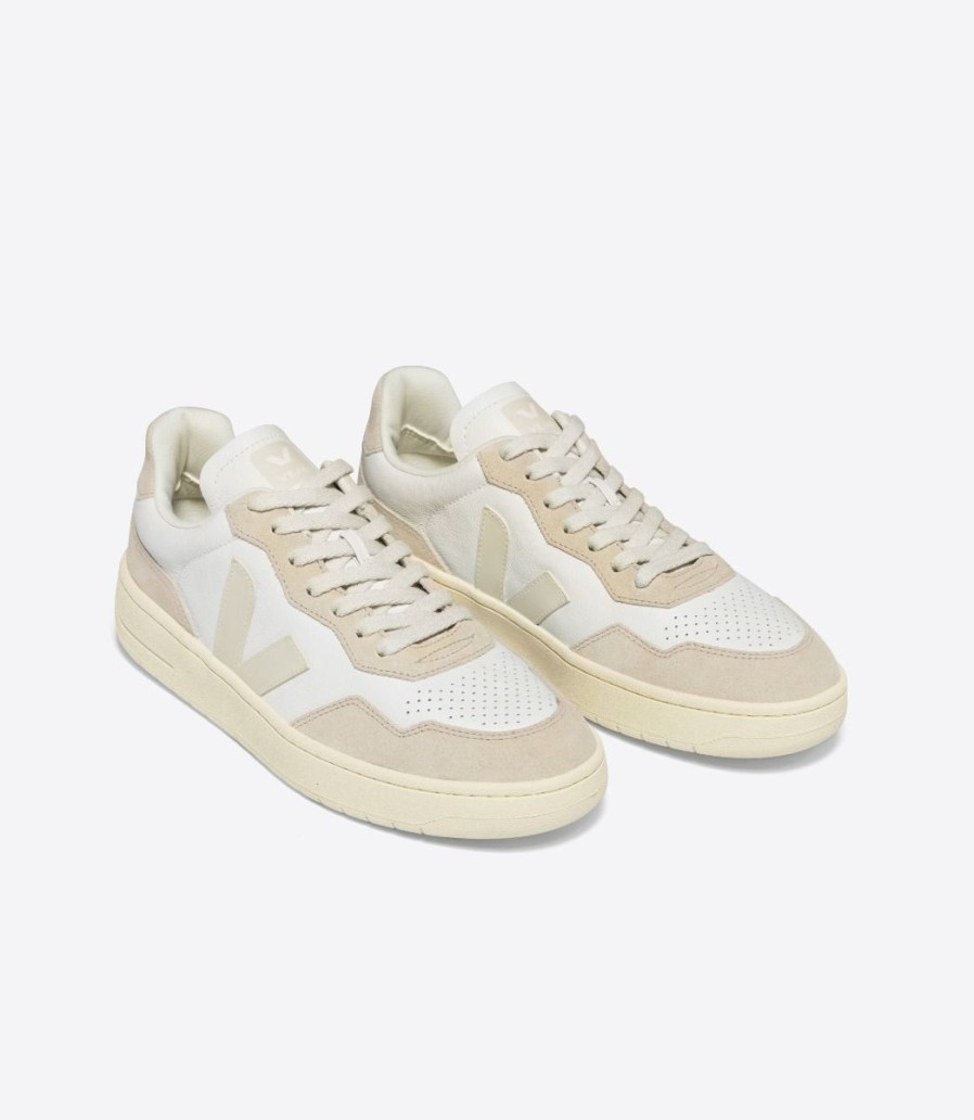 Footwear Veja | Veja V-90 Pierre Leather White