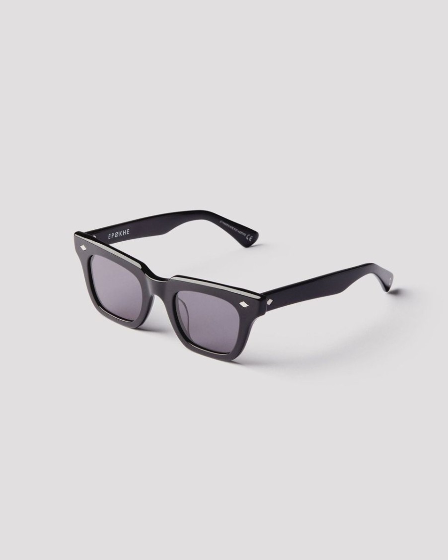 Women Epokhe Sunglasses | Epokhe Stereo Sunglasses- Black Polished/Black