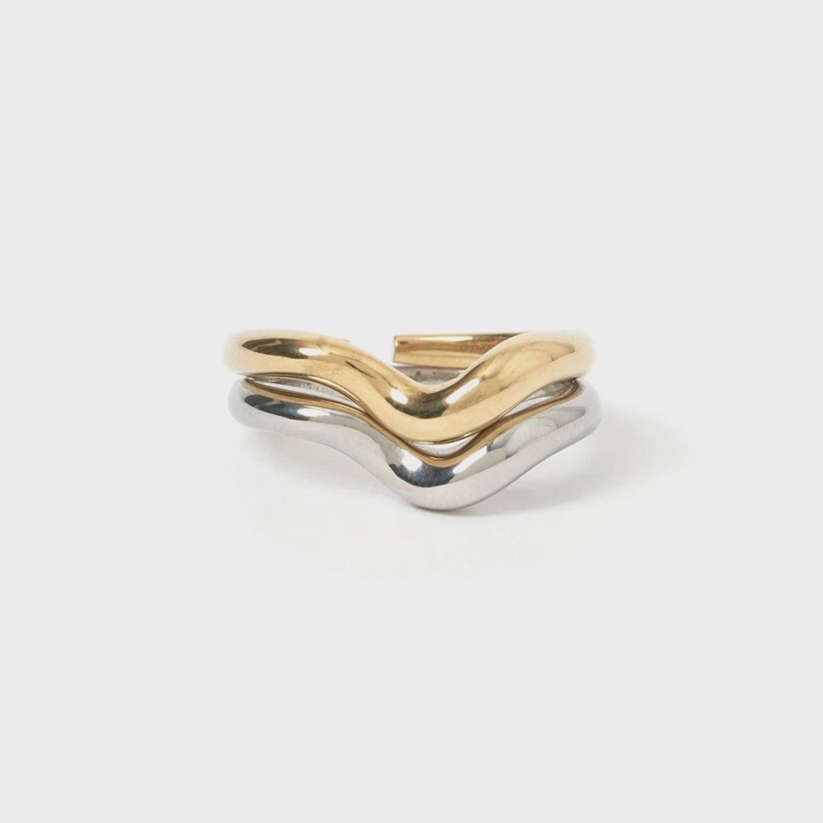 Women Arms Of Eve Jewellery | Arms Of Eve Simi Ring- Two Tone