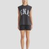 Women Ena Pelly Tees | Ena Pelly Rachel Muscle Tank College- Vintage Black