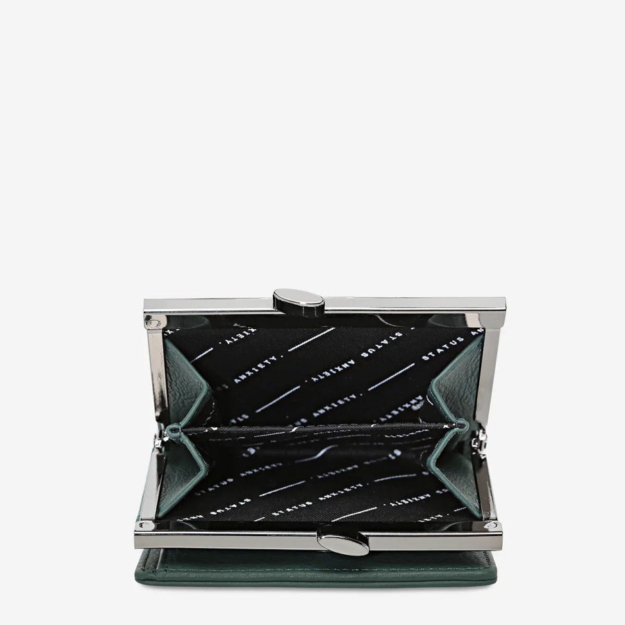 Women Status Anxiety Wallets & Pouches | Status Anxiety As You Were Wallet-Teal