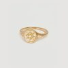 Women By Charlotte Jewellery | By Charlotte Live In Love Ring-18K Gold Vermeil