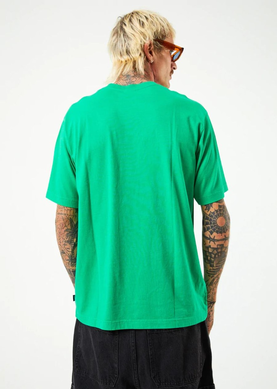 Men Afends Tees | Programmed Recycled Retro Fit Tee-Forest