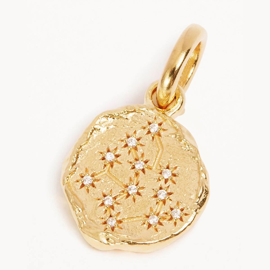 Women By Charlotte Jewellery | By Charlotte Love Cosmic Zodiac Reversible Annex Link Pendant-Sagittarius-18K Gold Vermeil