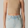 Women Neuw Denim Tops | Jonesy Crop-Biscuit