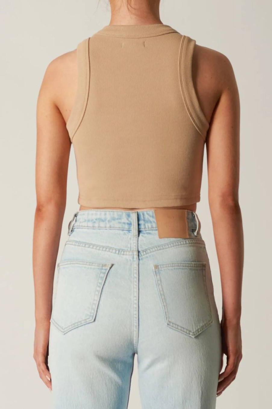 Women Neuw Denim Tops | Jonesy Crop-Biscuit