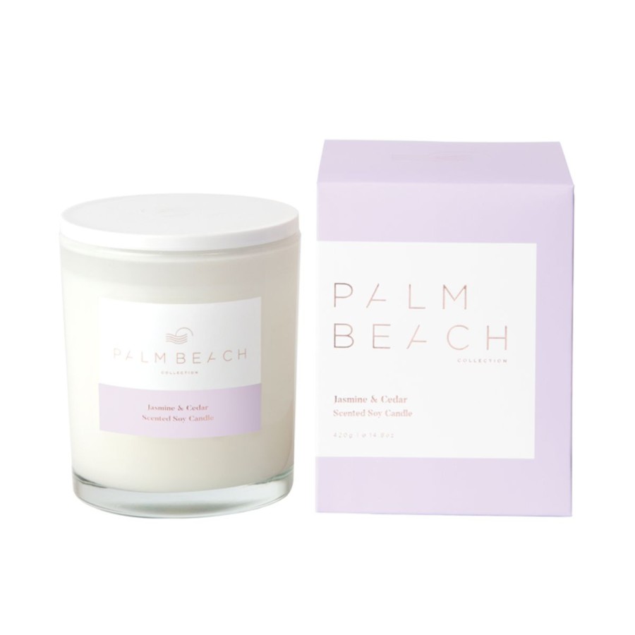 Lifestyle Palm Beach | 420G Standard Candle-Jasmine & Cedar