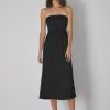 Women Esmaeé Dresses | Ikaria Bandeau Dress- Black