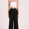 Women Nude Lucy Pants | Nude Lucy Amani Tailored Linen Pant- Black