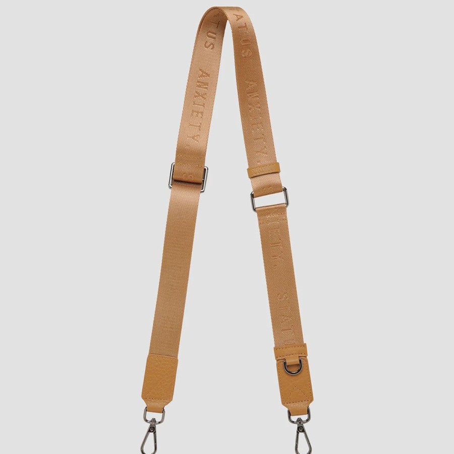 Women Status Anxiety Bag Straps | Status Anxiety Web Strap Thin-Tan