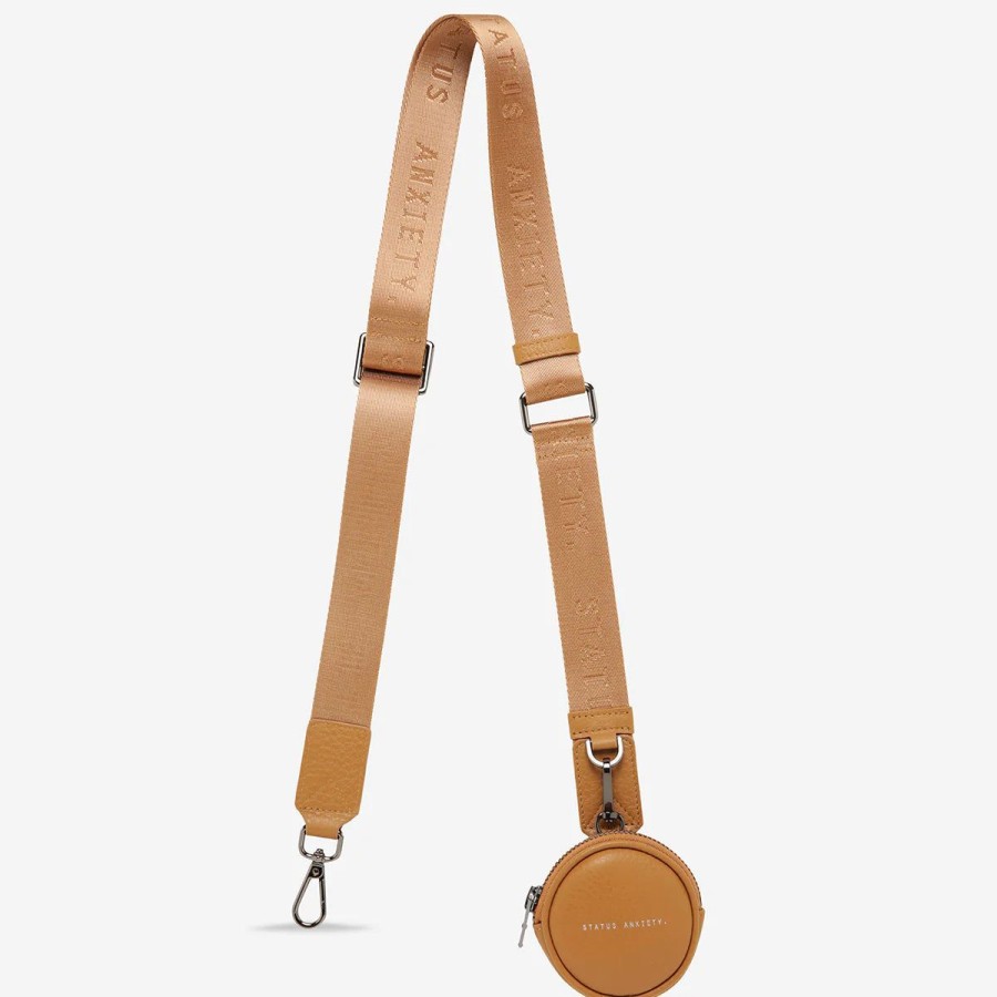 Women Status Anxiety Bag Straps | Status Anxiety Web Strap Thin-Tan