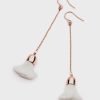 Women Dear Addison Jewellery | Candytuft Earrings- White/Rose Gold