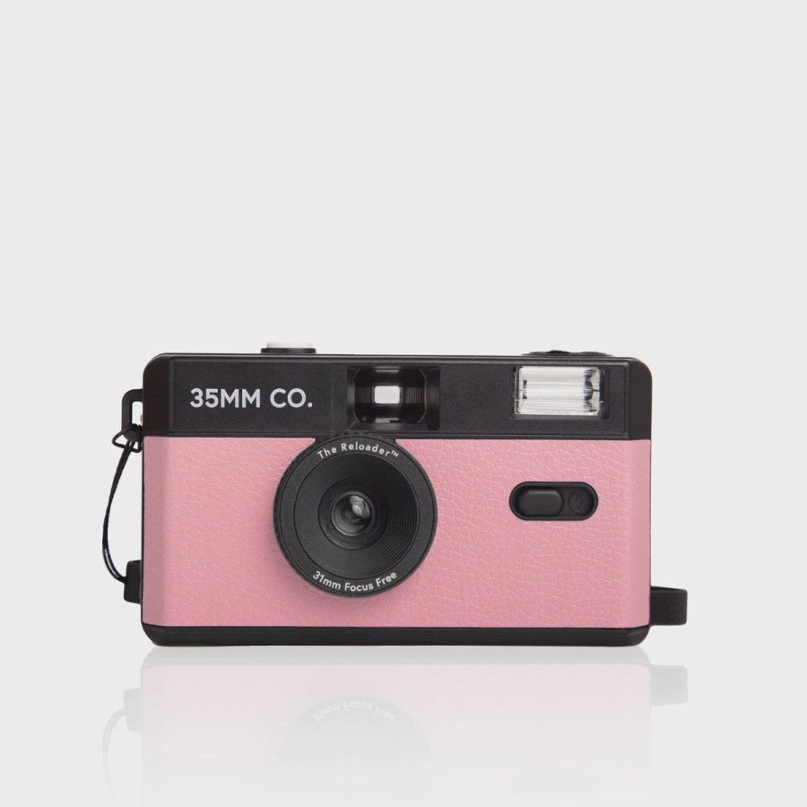 Women 35mm co Cameras | The Reloader-Reusable Film Camera-Dusty Pink