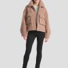 Women Ena Pelly Jackets, Coats & Blazers | Ena Pelly Emery Faux Fur Bomber Jacket-Hazelnut