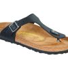 Footwear Birkenstock Gizeh | Birkenstock Gizeh-Oiled Leather-Black Regular