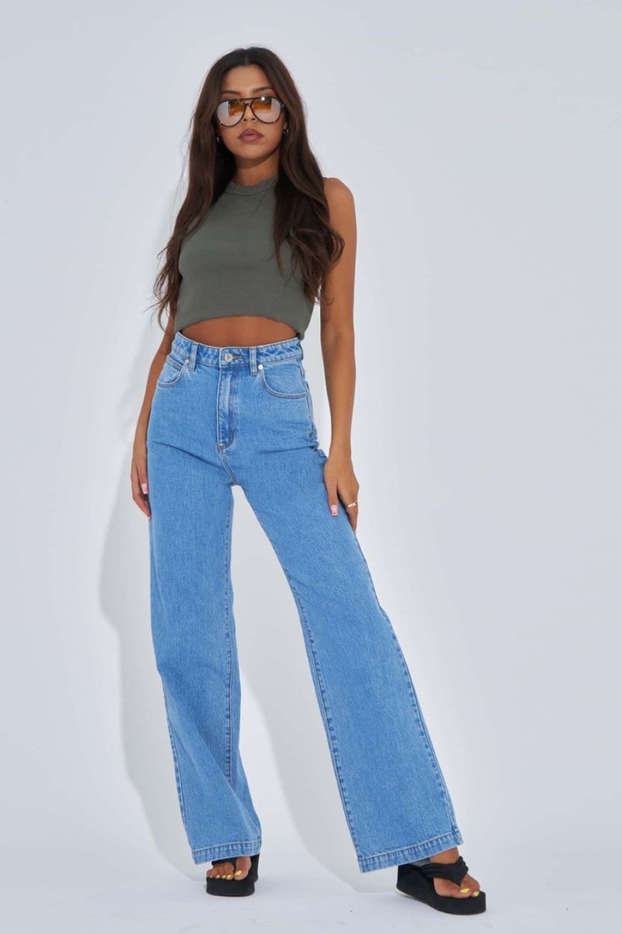 Women ABrand Jeans | Abrand A 94 High & Wide Jean-Debbie