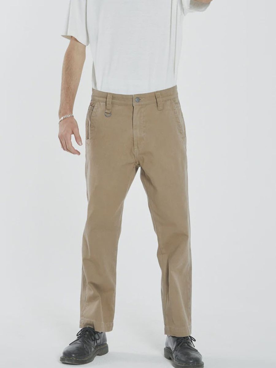 Men THRILLS Pants | Thrills Union Work Chino Pant- Sand