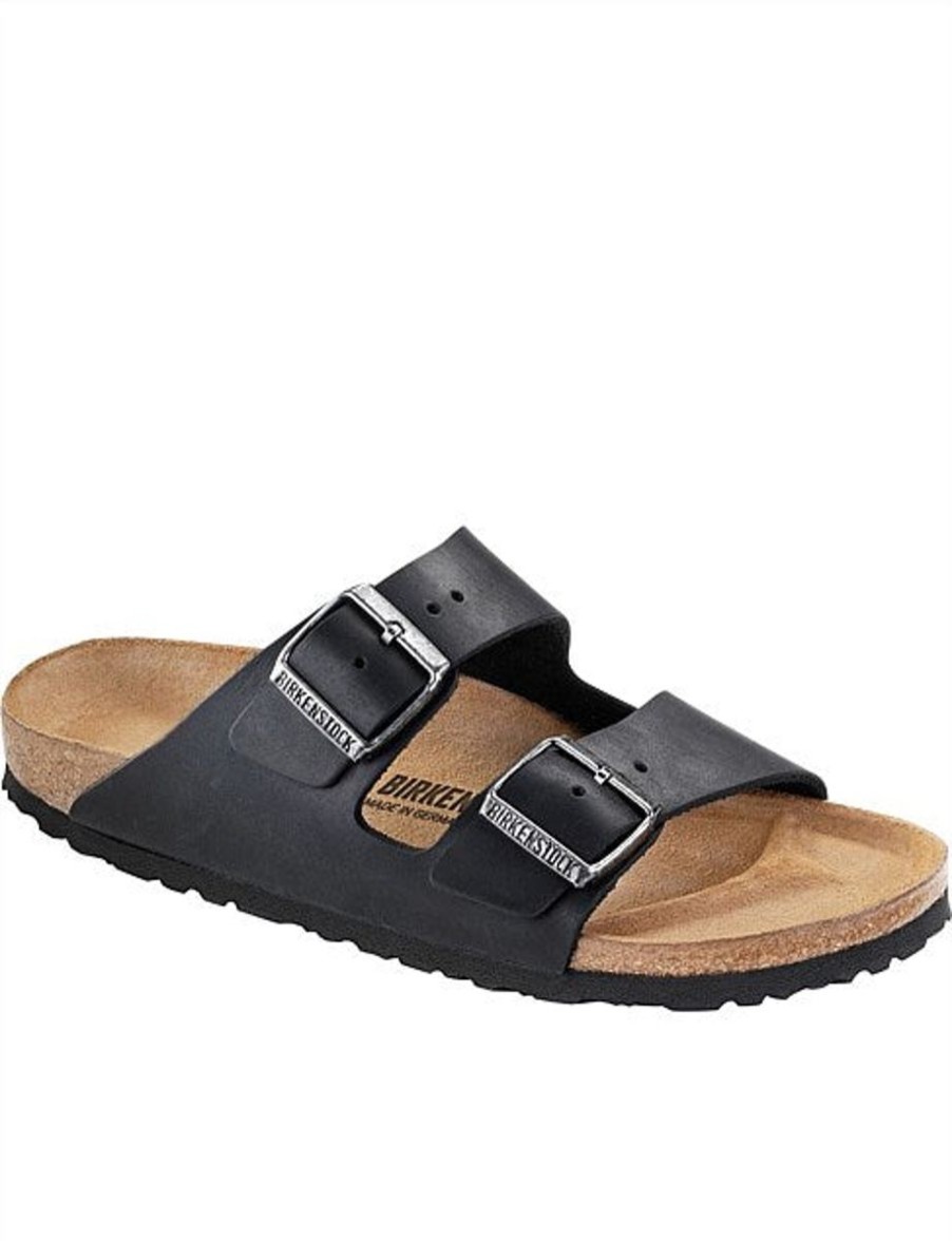 Footwear Birkenstock Arizona | Birkenstock Arizona Bs-Oiled Leather-Black Regular