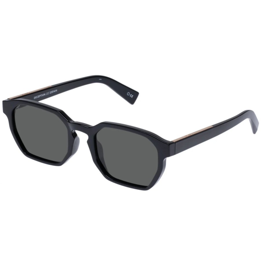 Women Le Specs Sunglasses | Afends X Le Specs Deception-Black