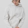 Men Rhythm Jumpers | Rhythm Heavy Weight Fleece Hood-Oatmeal