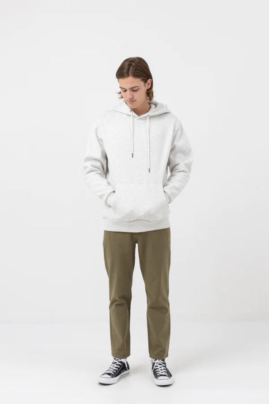 Men Rhythm Jumpers | Rhythm Heavy Weight Fleece Hood-Oatmeal