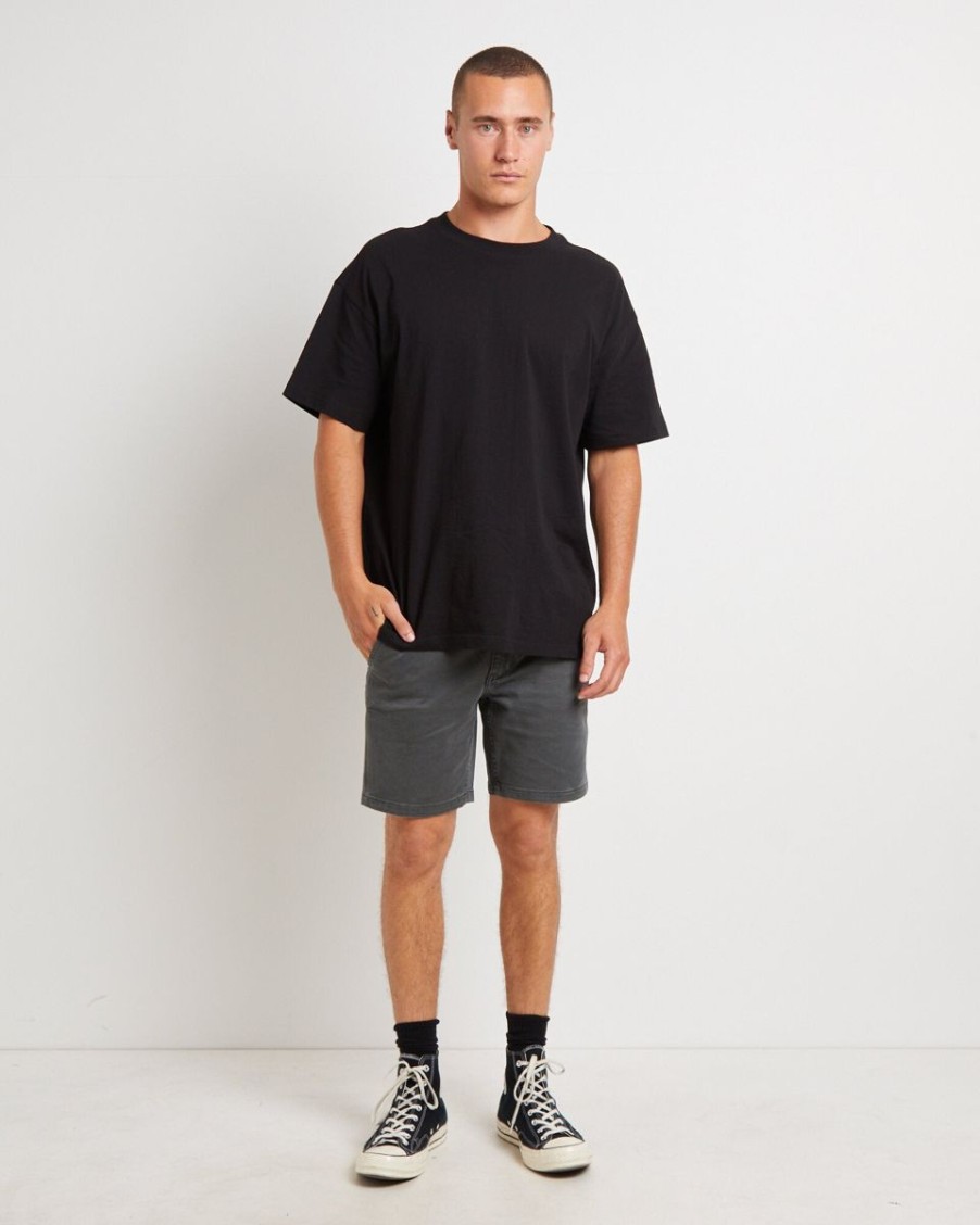 Men Neuw Denim Denim Shorts | Neuw Denim Cody Workwear Denim Short-Dark Forest