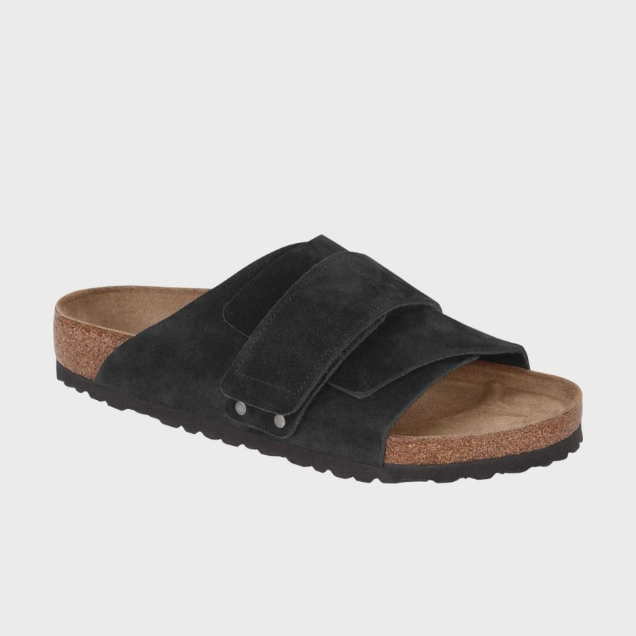 Footwear Birkenstock Kyoto | Birkenstock Kyoto Desert Buck Black Nubuck Regular