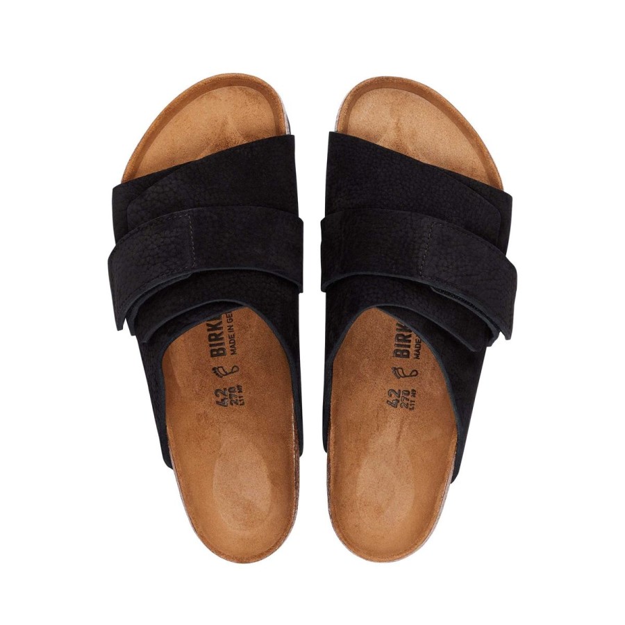 Footwear Birkenstock Kyoto | Birkenstock Kyoto Desert Buck Black Nubuck Regular