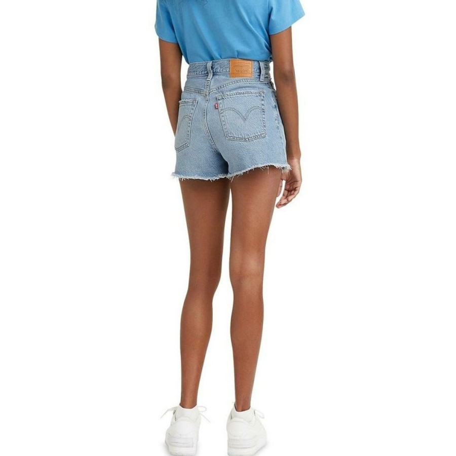 Women Levis Denim Shorts | Ribcage Short-Bernal Frost