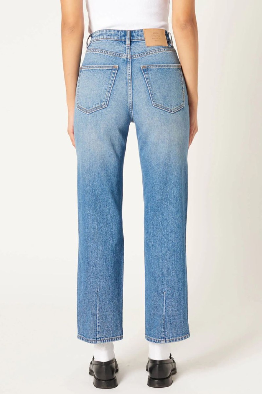 Women Neuw Denim Jeans | Edie Straight- Friction