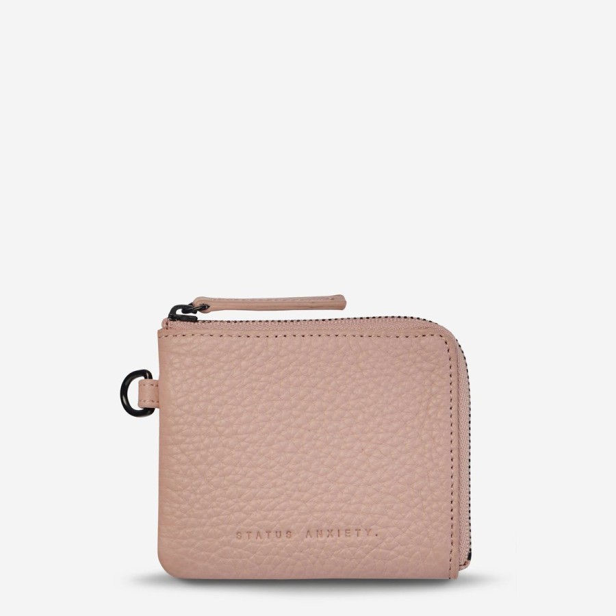 Women Status Anxiety Wallets & Pouches | Part Time Friends- Dusty Pink