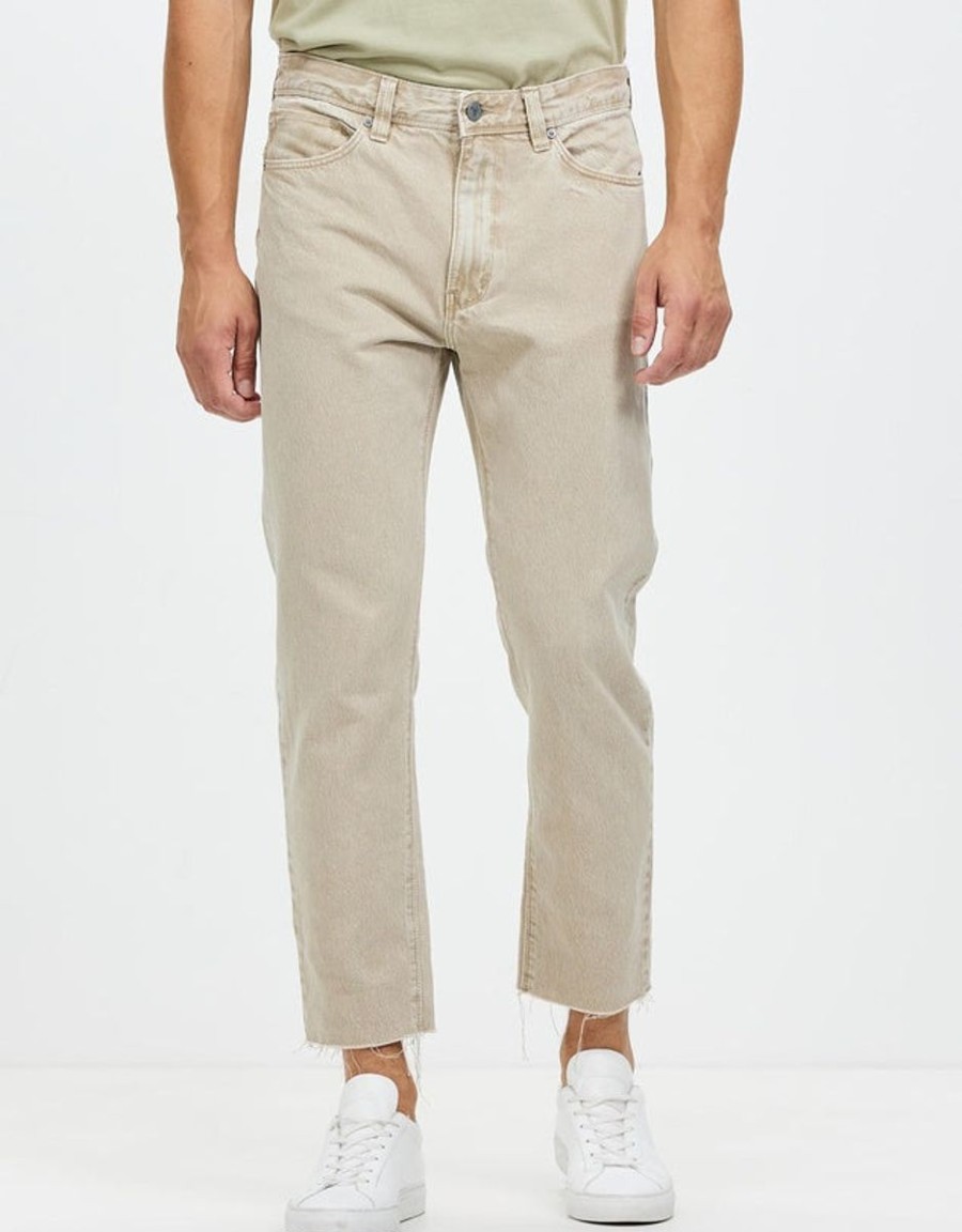 Men ABrand Jeans | A Cropped Straight- Sandstorm