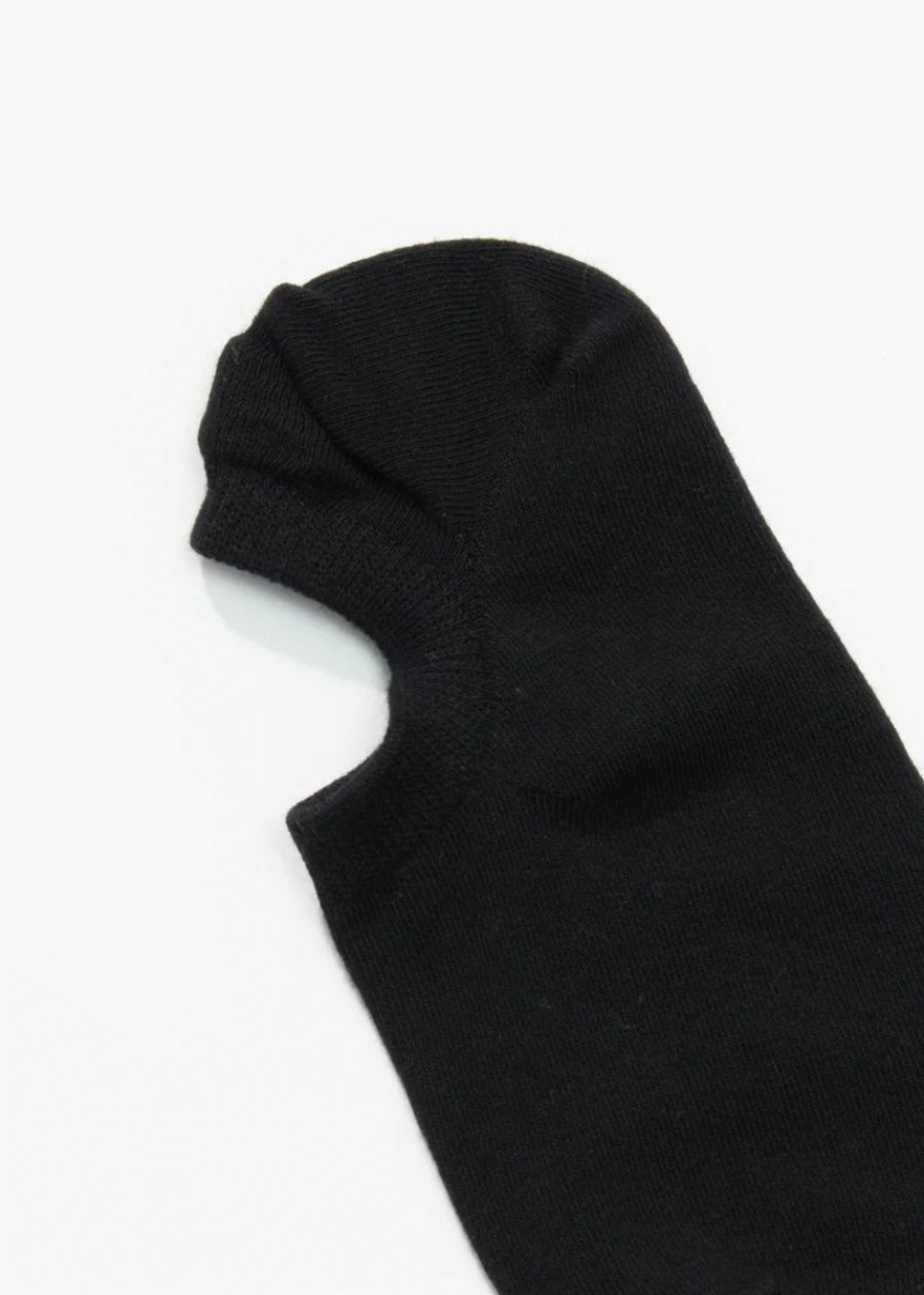 Women Afends Socks | Afends Revolve Hemp No Show Socks-Black