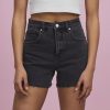 Women ABrand Denim Shorts | A Venice Short-Janet-Faded Black