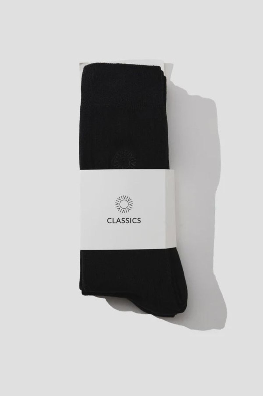 Women Rhythm Socks | Rhythm Classic 3 Pack Socks-Black