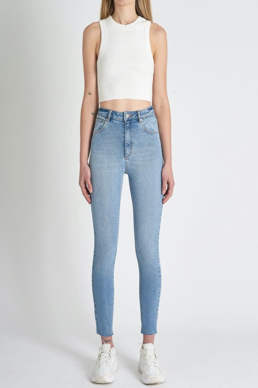 Women ABrand Jeans | A High Skinny Ankle Basher- Ashley